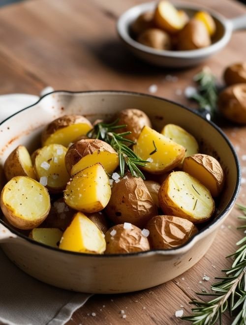 Batatas Assadas com Alecrim