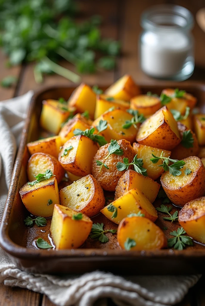 Batatas Assadas com Estragão