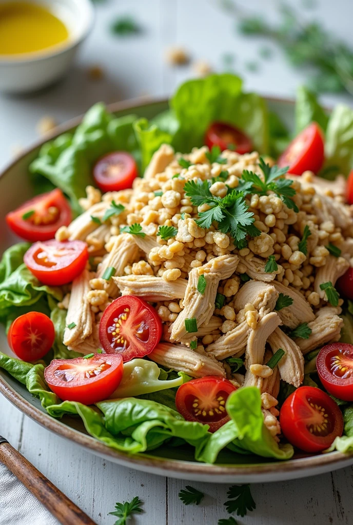Salada de Frango com Cerefólio