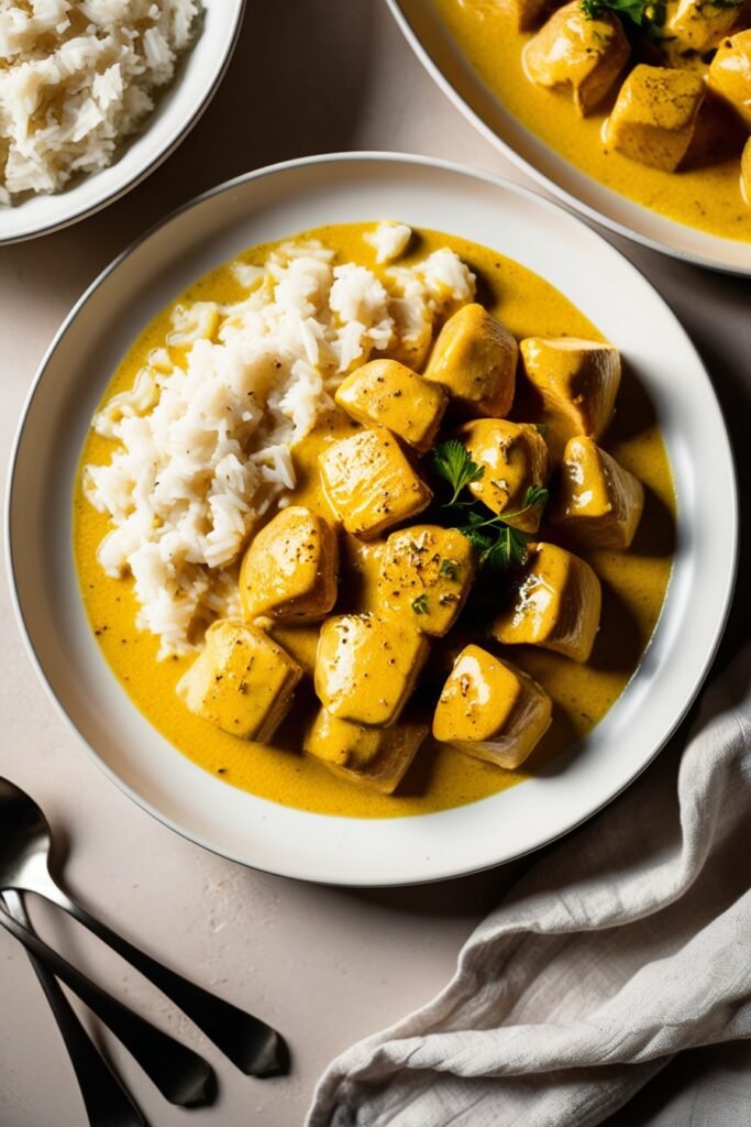 Frango ao Molho de Açafrão