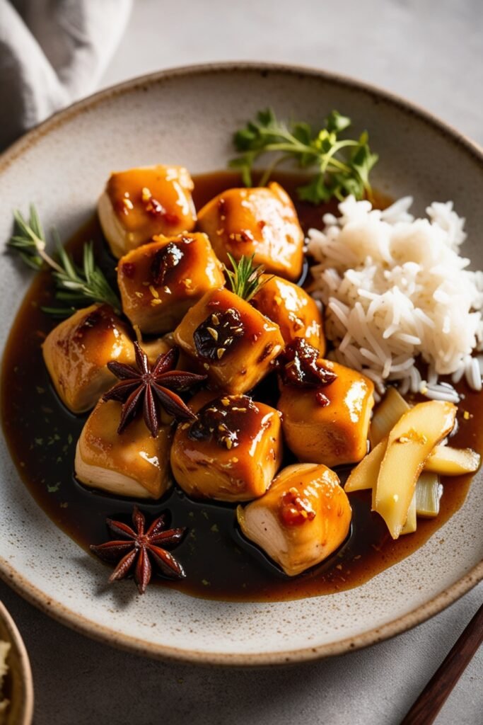 Frango ao Molho de Anis Estrelado