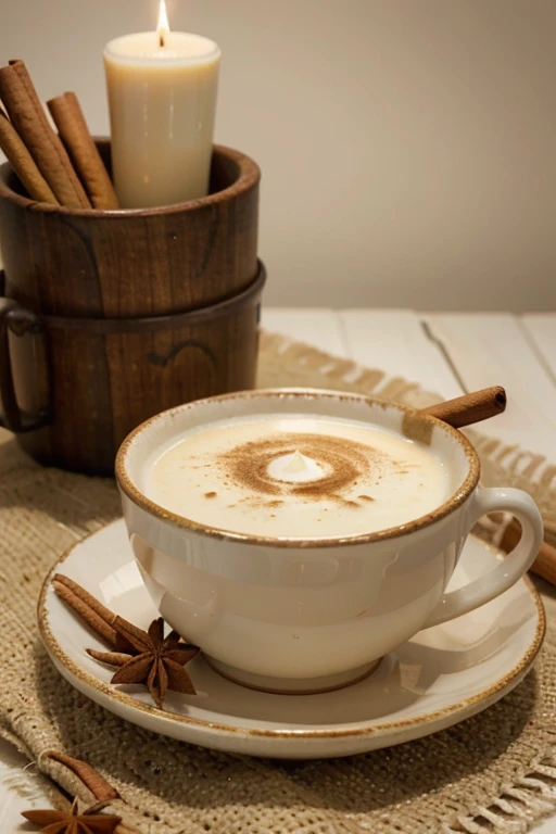 Leite Aromático com Baunilha e Canela