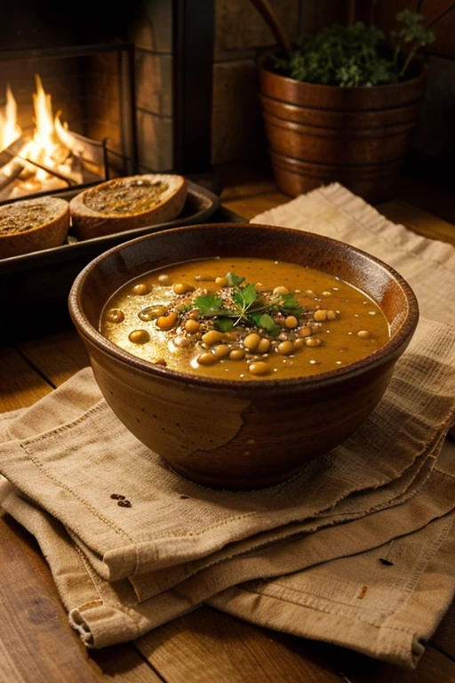 Sopa de Lentilhas com Cominhos