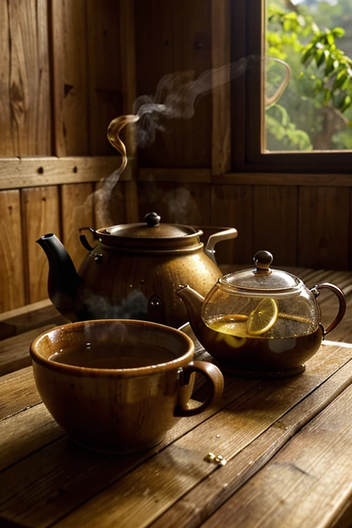 Chá de Gengibre com Limão e Mel