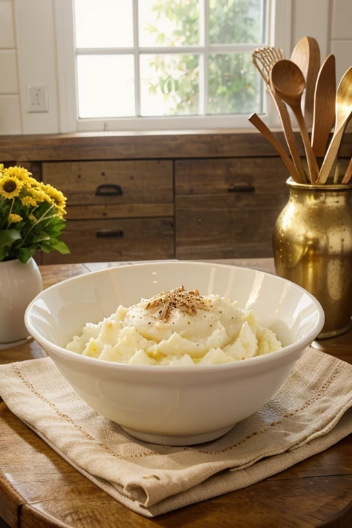 Purê de Batata Cremoso com Noz-Moscada