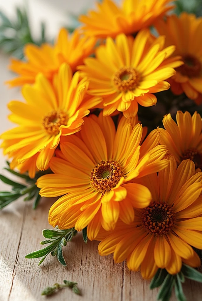 A flor de calêndula é altamente anti-inflamatória, cicatrizante, antisséptica e calmante