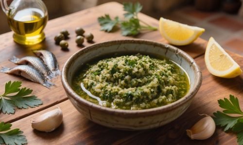 A Salsa Verde italiana é um dos condimentos mais tradicionais e versáteis da culinária mediterrânica.