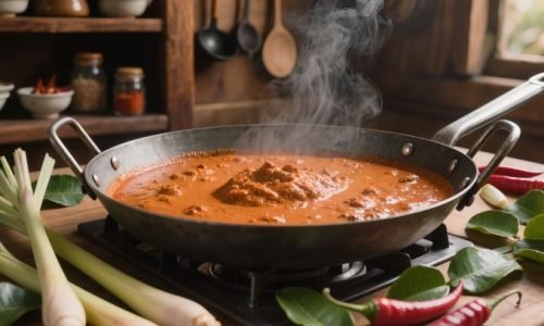 O molho curry tailandês é um dos pilares da culinária do Sudeste Asiático,