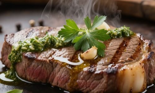 O molho Chimichurri é um dos condimentos mais emblemáticos da culinária da América do Sul